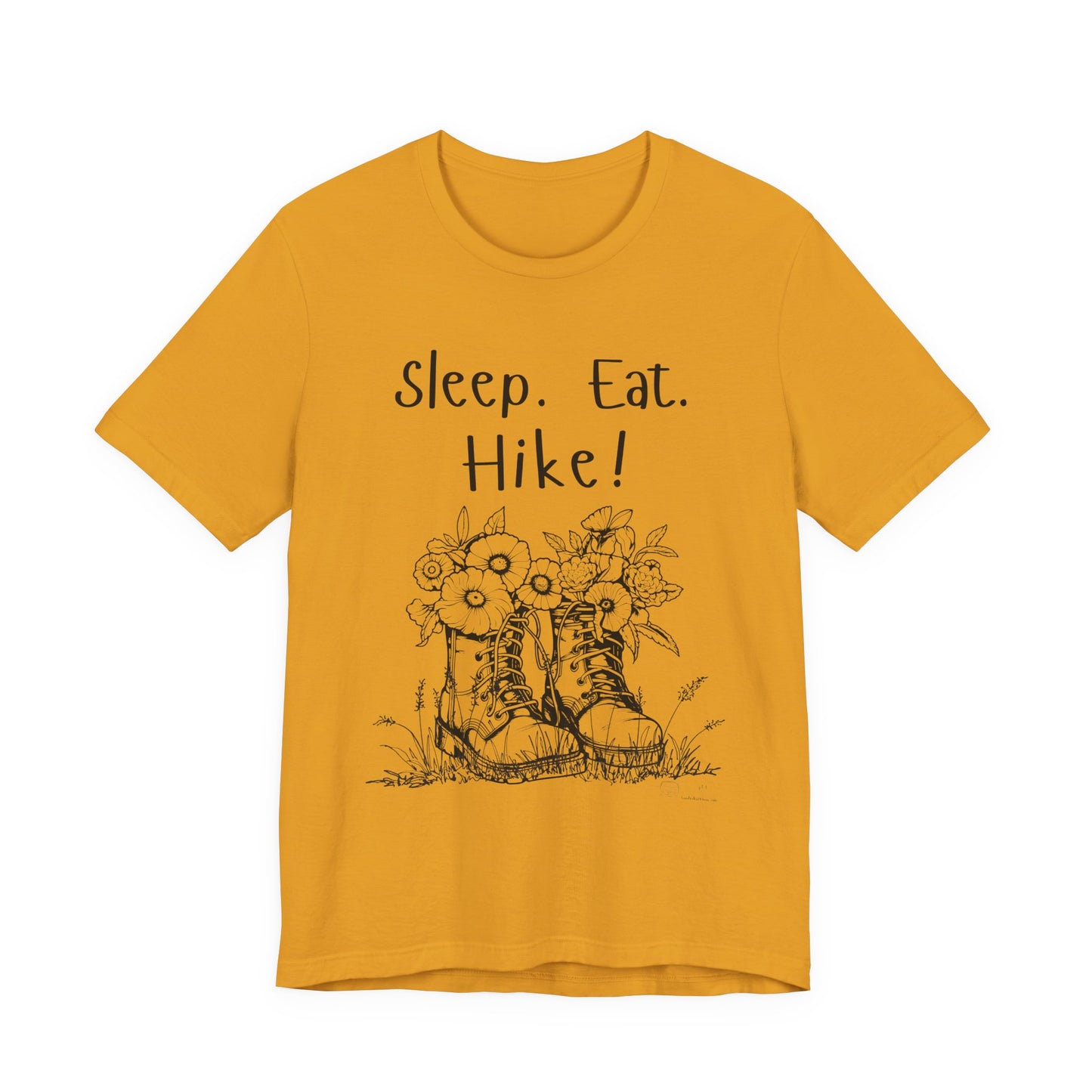 Sleep, Eat, Hike! Unisex Tee, Hiking Shirt