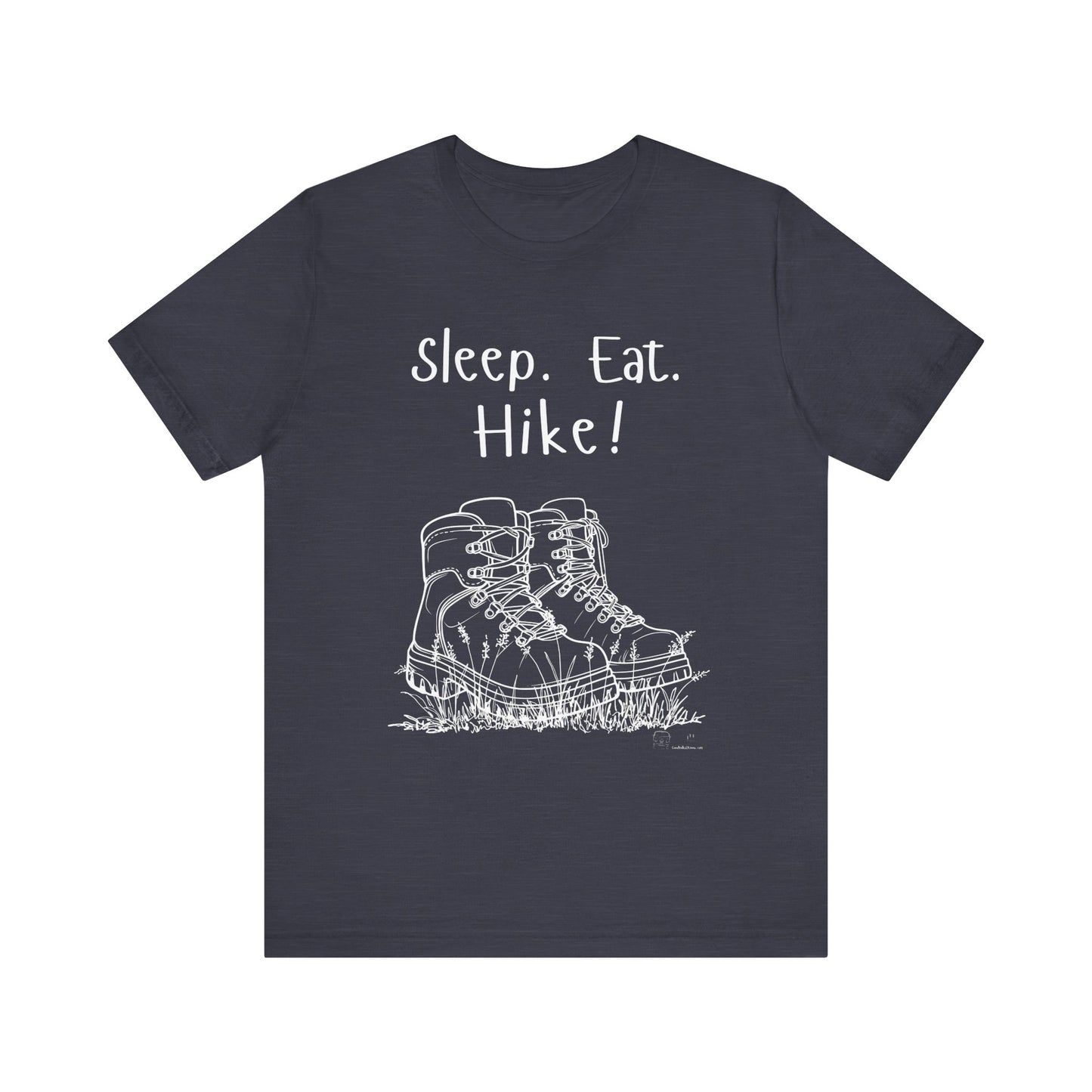 Sleep, Eat, Hike! Unisex Jersey Short sleeve tee