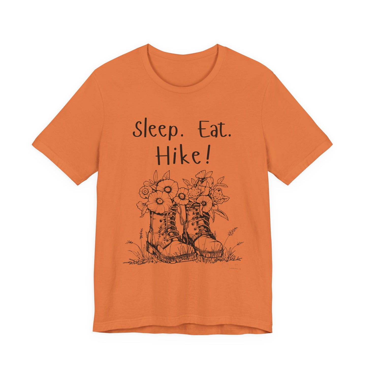 Sleep, Eat, Hike! Unisex Tee, Hiking Shirt