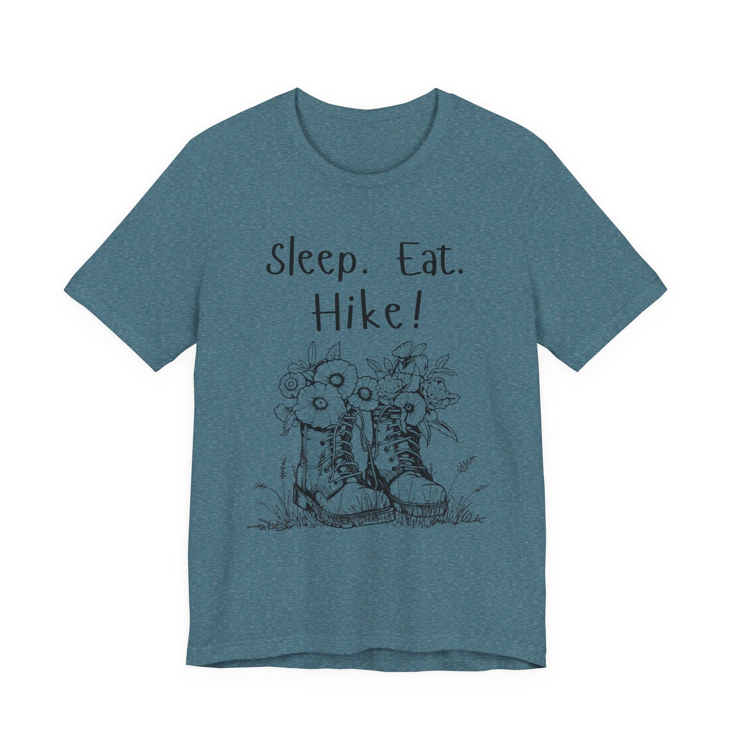 Sleep, Eat, Hike! Unisex Tee, Hiking Shirt